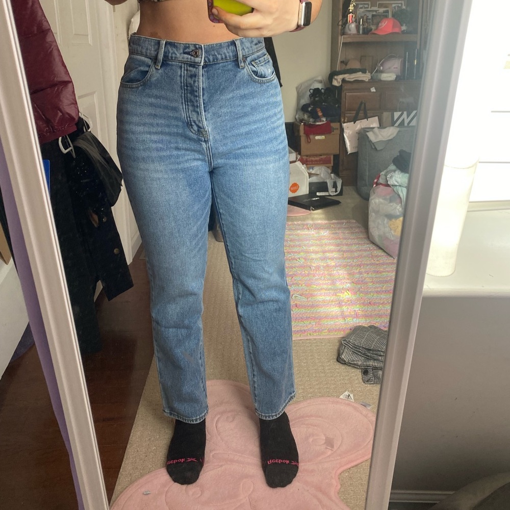 Pacsun high rise straight jeans